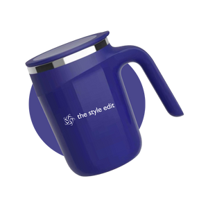 Royal blue insulated coffee mug