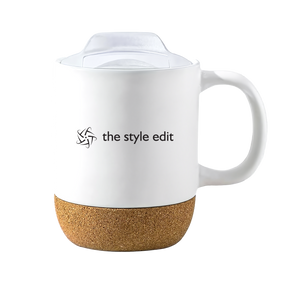 White ceramic coffee mug