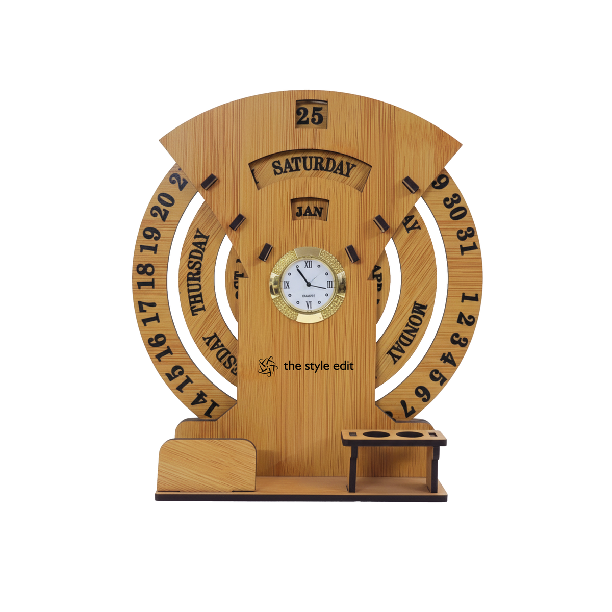 Wooden Table Calendar