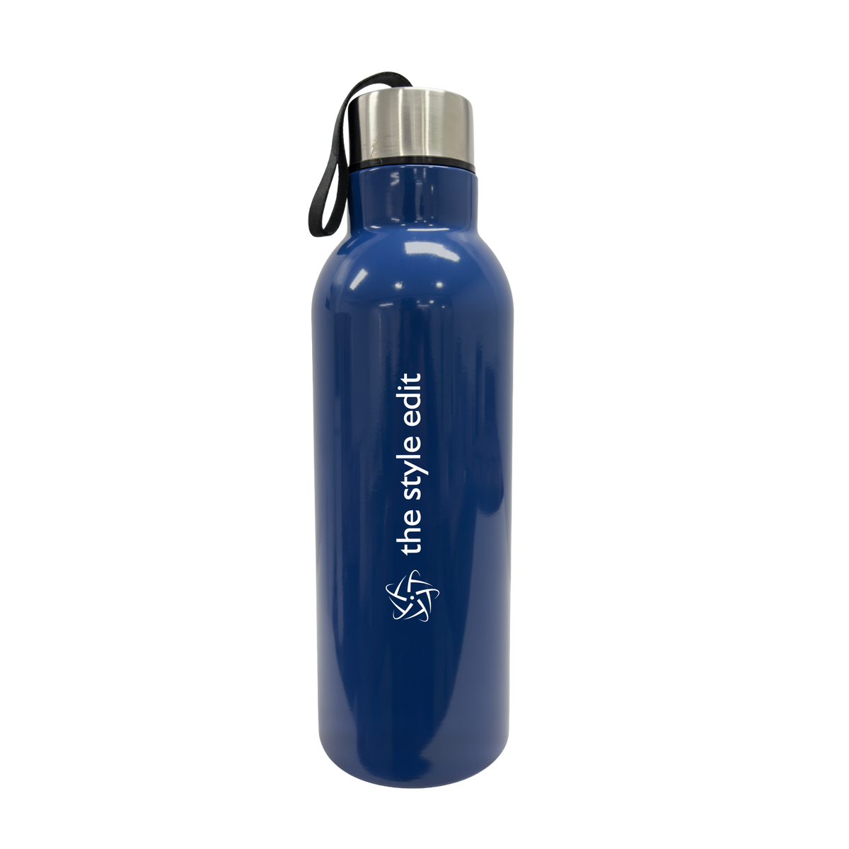 Royal blue stainless steel water bottle