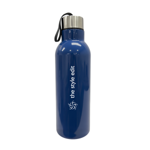 Royal blue stainless steel water bottle