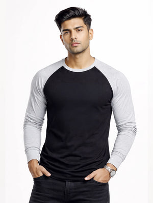 Men's Raglan Full Sleeve T-Shirt